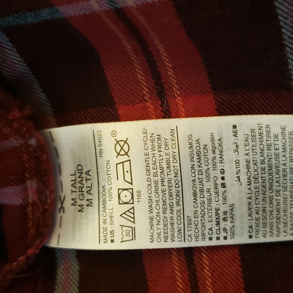 Old Navy Plaid Flannel Boyfriend Shirt (0406) 💥 - Picture 5 of 6